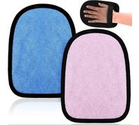 2Pcs Sand Remover for Beach, Beach Essentials, Kids Holiday Essentials, Beach Sand Wipe Off Mitt, for Beach Trips, Travel Must-Haves, Fun & Practical Accessories for Summer Adventures