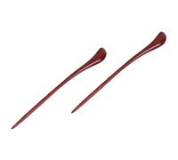 2pcs Sandalwood Dulcimer Hammers for Practice with Bucket | Brown Finish, Portable Protective Tube Included, for Hammered Strings, Lessons, Teachers and Beginners
