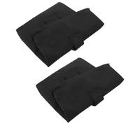 2pcs Sandbag Weights for Football Goal and Canopy Tents with Handles | Oxford Cloth Build, Black Finish, 37.00x25.00x2.00cm Size, Schools and Clubs