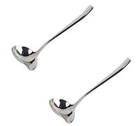 2PCS Sauce Ladle, Gravy Ladle Sauce 7.4 Inch Drizzle Spoon Soup Spoon with Spout for Kitchen Cooking Gadget