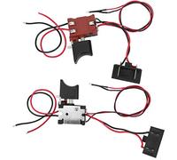 2pcs Saw Switch Speed Saw Switch, Saw Control Switch Control Switch Trigger Switch Replacement Stepless Speed Regulation Reciprocating Saw Forward and Reverse with Light 7.2V-24V