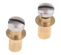2pcs Saxophone Adjustment Screws Set - Copper Material, Alto Tenor Soprano Sax Repairs - Wind Woodwind Instrument Parts - DIY Sax Maintenance Kit