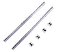 2pcs SBR12 700mm 12MM Linear Bearing Rail Slide Guide Shaft with 4pcs SBR12UU Blocks High Precision Linear Motion System for CNC Machines and 3D Printers Metal Construction