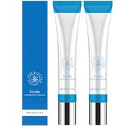 2PCS Scalp Cooling Hair Ampoule, Scalp Serum & Hair Growth Serum for Men & Women - Top-of-Head Protector with Roller, Non-Greasy, Improves Shine & Cleans Surface, 20g