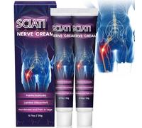 2PCS Sci/atica Pain Relief Cream,Sci/atica Relief Cream,Sci/atica Pain Relief Products,Heat Sci/ATIC Nerve Pain Relief Cream,Sheets Sci/atica Cream,Herbal Cream for Sci/ATIC Nerve,Pain Reducing Cream