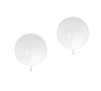 2pcs Scientific Weather Balloon 43in White Latex for Aerial Survey | Supports Payload Sensors and Ceilometer Readings, Research Teams, Photo Backdrops, Low-altitude Measurements
