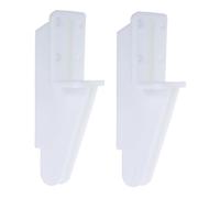 2pcs Screen Door Closer Jamb Bracket White Plastic Replacement Part