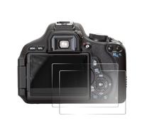 2Pcs Screen Protector Compatible with Canon EOS 600D EOS Rebel T3i EOS M EOS M2 Camera, 0.26mm Crystal Clear Tempered Glass Film, Ideal for Travel Photography Daily Use, Anti-Scratch Anti-Fingerprint