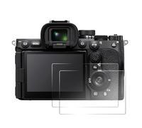 2PCS Screen Protector Compatible with SONY A7R V A1 II A9 III A7RV A7R5 A1M2 Alpha 1 II A9M3, Crystal Clear 9H Hardness Tempered Glass Film, Digital Camera Accessories, Anti-scratch Anti-Finger Print