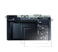 2PCS Screen Protector Film Compatible with SONY A7C II A6700 A7CR Alpha7C II A6700 A7C R, Crystal Clear 9H Hardness Tempered Glass Film, Digital Camera Accessories, Anti-scratch Anti-Finger Print