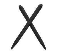 2pcs Screen Touch Pens Double Ended Black for Smart Boards | ABS Body, Polyethylene Nanomaterial Tips, Classrooms and Training Sessions, Teachers, Presenters