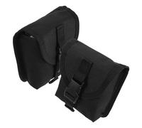 2pcs Scuba Diving Trim Weight Pocket with Quick Release Buckle, Black | Oxford Cloth Build, Dual Precision Zippers, Secure Storage, Breathable Waist Belt, for Scuba and Diving
