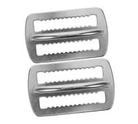 2pcs Scuba Diving Weight Belt Buckle 2.64 Inch Stainless Steel Silver