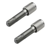 2PCS SDS Drill Bit Adapters, 6.35mm 1/4 Inch Hex Socket Holder Converter, Quick Change SDS to Hex Shank Adapter for Hammer Drill Rotary Power Tools