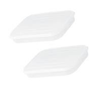 2pcs Sealed Boxes Preservation Box Four-grids Pp Not Easy to Deform for Food Storage in Homes and Kitchens