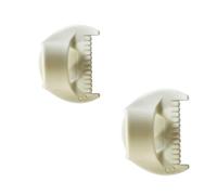 2PCS Seam Guide & Sewing Gauge for Beginners - 3/4mm Edge Stitch Lock Tool with Thumb Guide, Quilting Ruler for Straight & Curved Seams (White-4mm)