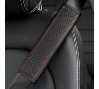 2Pcs Seat Belt Pads for SsangYong Korando Actyon Rexton 2000-2019 2020 2021 2022 2023 2024, Leather Seatbelt Protector Cover Pads, Soft Safety, Protect Your Neck and Shoulder, Car Accessories