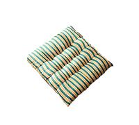 2pcs Seat Pad -Square- Chair Cushion with Ties Handle to fix to Chair - Polyester - Well Filled - Easy Care - Washable at Home,Yellow
