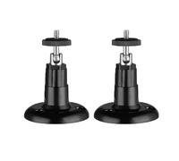 2PCS Security Camera Wall Mount, Bracket Outside Accessories, Security Camera Outdoor Mounts, Camera Wall Mount Brackets (BK)