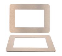 2pcs Self Adhesive 1 Gang Light Switch Cover for 86 Type Plastic