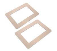 2pcs Self Adhesive 1 Gang Switch Surround Cover for 86 Type Frames