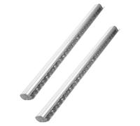 2pcs Self Adhesive Aluminum Alloy Ticket Holder Rack