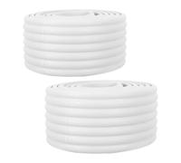 2pcs Self Adhesive Bunk Bed Ladder Pad Foam Step Mat for Dorm Rooms | Non-slip Textured Surface, Easy Wipe-clean Sponge Pad, White Finish for ’s Bunks and Rv Stairs