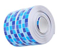 2pcs Self Adhesive Caulk Strip Tape for Toilet Base Blue Acrylic