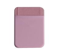 2Pcs Self Adhesive Phone Card Holder, PU Leather Cell Back Pocket Wallet | Reusable Sticky Tape Backing, No Residue Left, Pink Colour, Secure Grip for Cards, Keys and Cash