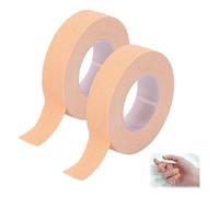 2PCS Self-Adhesive Wrap Tape, Skin Color Adhesive Surgical Tape for Securing a Variety of Catheters for Wound Dressing Care Sports (Skin, 1.25cm*5m)