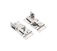 2pcs Self Closing 45-Degree Pivot Hinge Sink Front-Tray Spring Hinges Kitchen Cabinet Organizer for Base Tip-Out Tray