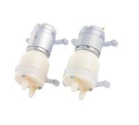 2PCS Self-Priming Diaphragm Pump 12V DC for MINI Water Motor, 1.5-2.2L/min Flow, Quiet Stainless Steel for Coffee Machine, Water Dispenser, DIY Projects