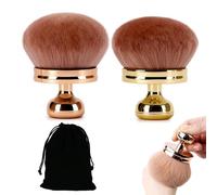 2Pcs Self Tanning Brush Set, Premium Face and Body Makeup Brush for Tan Brush with Soft Synthetic Bristles, Body Makeup Brush for Face, Legs, Arms & Body Sunscreen Applicator