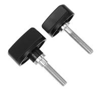 2pcs Selfie Stick Clamping Screw Knob Black Stainless Steel