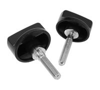 2pcs Selfie Stick Screw Replacement Black Stainless Clamping Knob