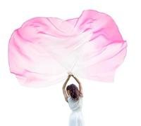 2Pcs Semicircle Praise Flags Praise Dance Worship Flags With Scalable Rod For Worship Dance Practice Performances Props