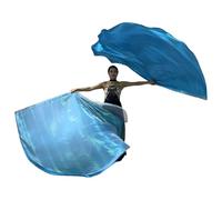 2Pcs Semicircle Worship Wing Flags Praise Dance Flags With Scalable Rods For Dance Banners Easy To Use Praise Props
