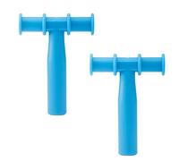 2pcs Sensory Chew Sticks, Chew Tube Bite Aid Oral Muscle Training, Chewing Tubes for Effective Oral Sensory Therapy Chewy Tube for Autism Teether for Children and Adults (Blue)