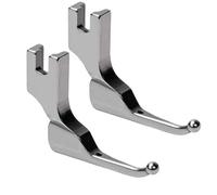 2PCS Sequin Special Presser Foot, Wedding Dress Presser Foot, Wedding Dress Bead Fabric Sewing Machine Accessories, Walking Foot for Sewing Machine (with Beads + without Beads)