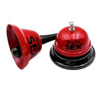 2Pcs Service Bell Set Ring for Sex Metal Hand Bell and Desk Multi-Functional Call for Hotel Counter Reception Restaurant Food Line Wedding Event, Service