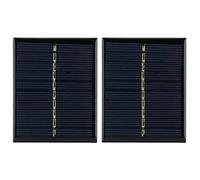 2pcs/ Set 0.5W 5V Polysilicon Solar Panel Charging Board fot Home DIY Projects Toys Battery Chargers