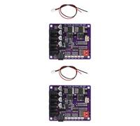 2PCS Set 40W Multiple Port Charging Board with Short Circuits Protections Real Time Battery Levels Display ABS Texture High Accuracy Power Supply