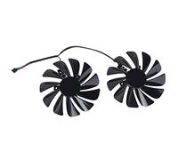 2pcs/set 95mm FDC10U12S9-C RX5700 XT GPU Fan For XFX 5600 5700 XT For II Graphics Card Cooling Fan Cooling Fan Computer Laptop PC Chip Heat Sink Brushless Radiator Connector Type Home Series