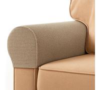 2PCS/Set, Armchair Covers for Arms, Premium Sofa Arm Protectors, Soft Fleece Armrest Covers, Protects Furniture from Wear and Stains, Ideal for Homes with Children and Pets (Sand)