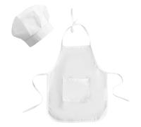 2Pcs/Set Baby Chef Outfit, Cute Soft Toddler Chef Hat and Apron for Photoshoots and Dress-Up of 1-2 Months Kids Male