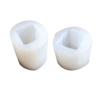 2pcs/Set Box Silicone Mold Soap Soft Clay Gypsum Epoxy Making Planter Pot
