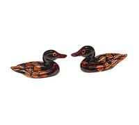 2Pcs/Set Brown Mandarin Duck Chopsticks Rest Stand Holder Chinese Table Dinning Tool 2 Style Pick - Brown, 4.5cm Fashion Processed
