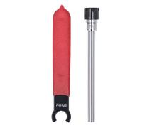 2Pcs/Set C8 ER11M 100L Router Collet Extension Rod, Straight Shank with Wrench Kit, Premium 40Cr Carbon Steel, High Accuracy Machining, Vibration Suppression