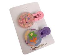 2pcs/set Candy Color Duckbill Hair Clip Spring Headwear For Woman Girls Taking Photo Shopping Travel Anti-slip Festival Hair Barrettes For Daily Life Large Lovely Hair Barrettes For Woman Small