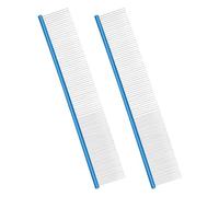 2pcs/set Cats Comb Open Knot with Skidproof Handle Remove Hair Grooming Pet Beauty Dogs Grooming for Cats for Carpet for Furniture